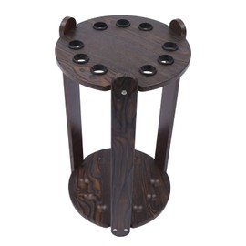 lxrnqcey Billiard Cue Rack, Floor Stand Pool Cue Rack - Holds 9 Pool Cue Sticks for Fishing Rod Golf Club