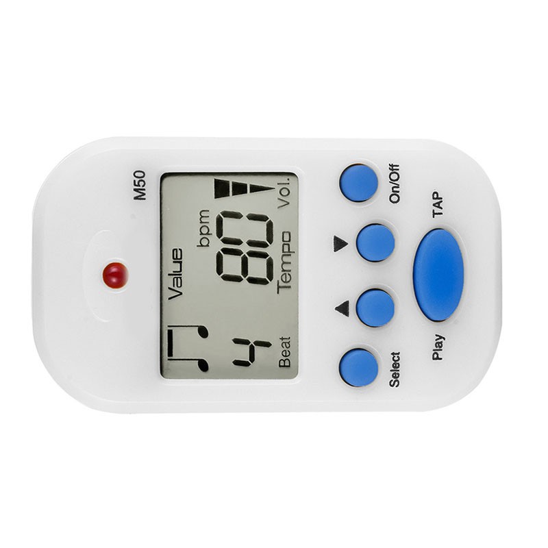 Electronic Metronome Mini Professional 2 Channel Headphone Output for Guitar
