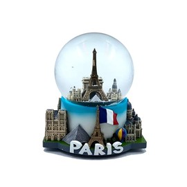 VILLA CRAFT Paris Musical Snow Globe (Color)