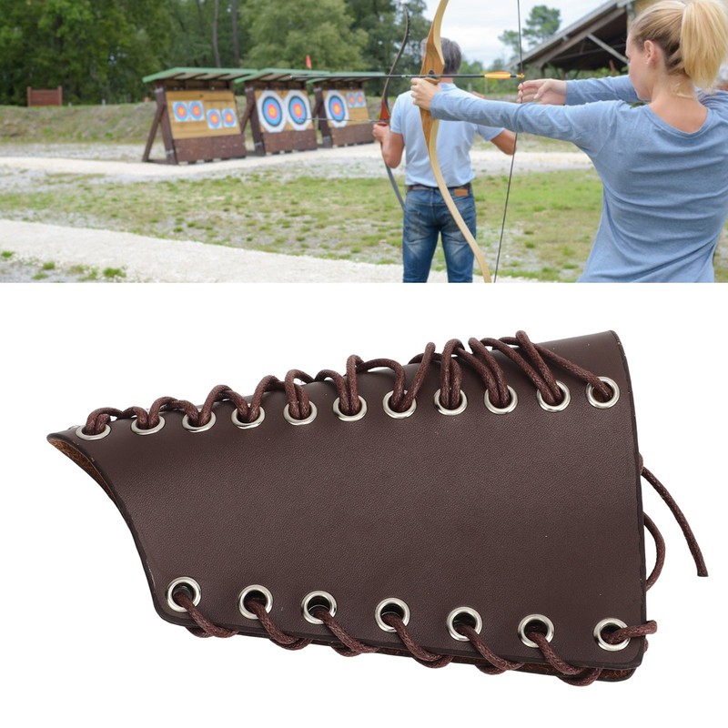Archery Arm Gurad Artificial Leather Durable Skin Friendly Arm Protection