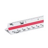 Mr. Pen Architectural Scale Ruler, 12 Inch, White, Contractor's Scaling