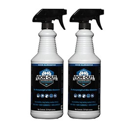 NOK OUT Odor Remover, Pet Deodorizer and Cleaning Spray, 32 Fluid Ounce Spray, 2-Pack