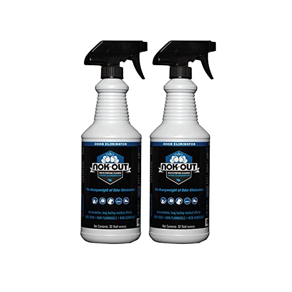 NOK OUT Odor Remover, Pet Deodorizer and Cleaning Spray, 32