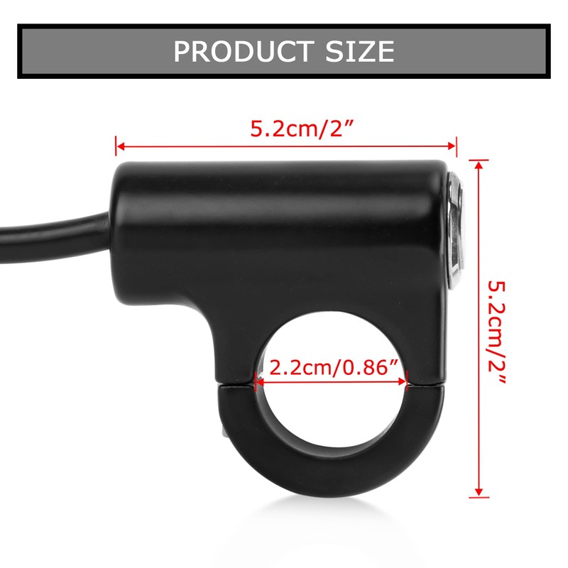Headlight Kill Switch - PSLER Handlebar Light Switch Plug and