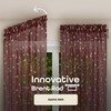Innovative Brent Swing Arm Window Curtain Rod, Nickel - 1/2"