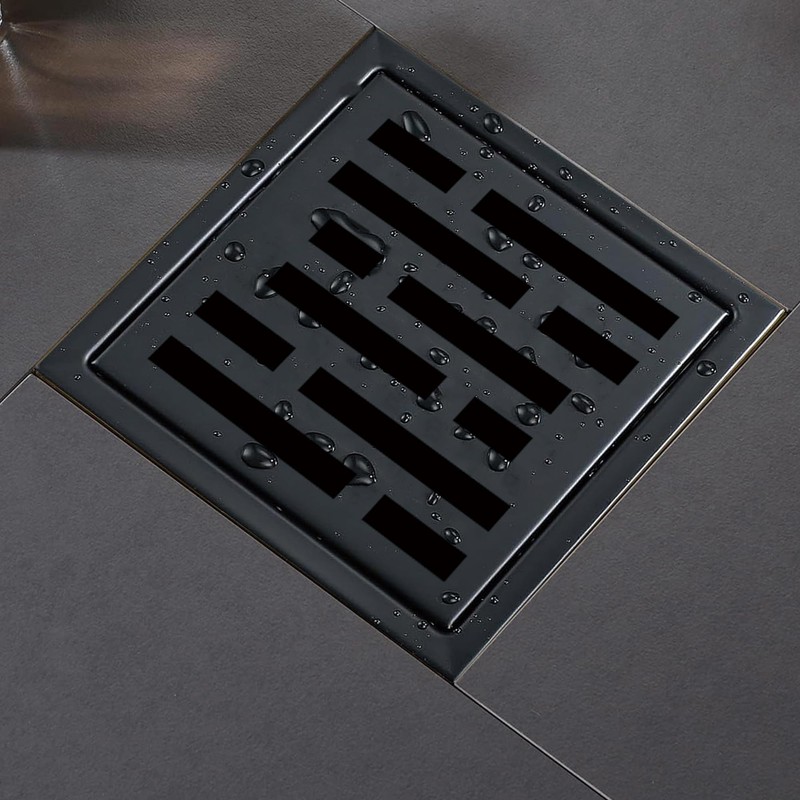 4 Inch Square Shower Floor Drain, Shower Drain Kit with