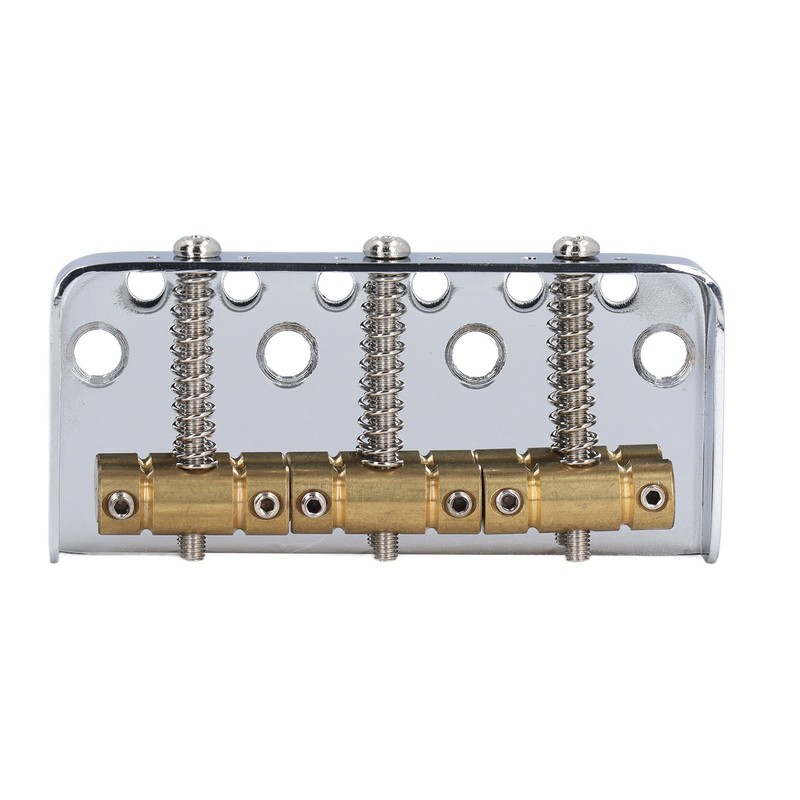 Short Electric Guitar Bridge 3 Saddle Professional Guitar Bridge Replacement
