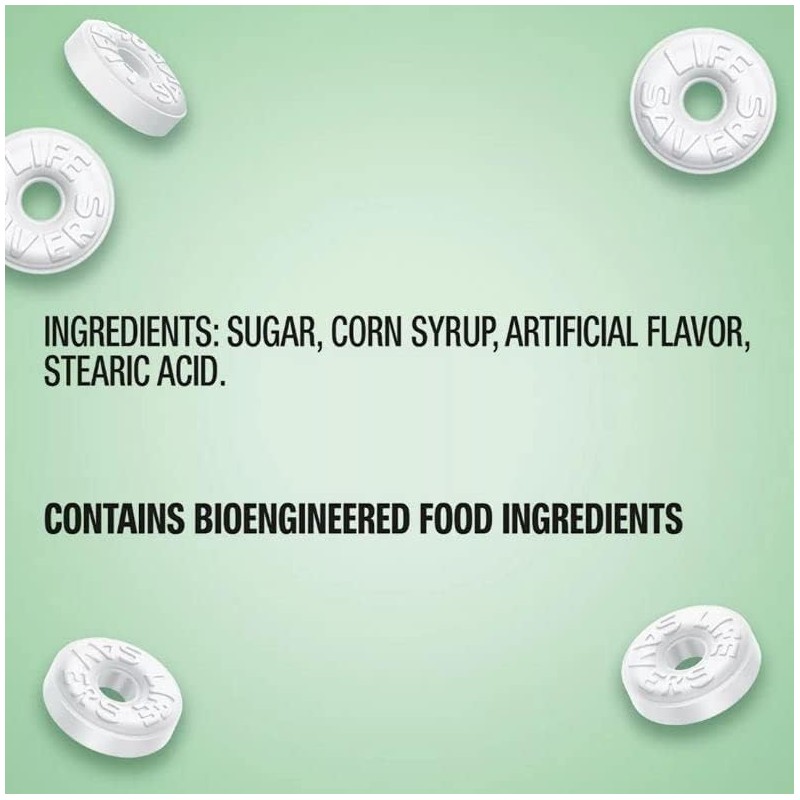 Life Savers Wint O Green Breath Mints Bulk Hard Candy,