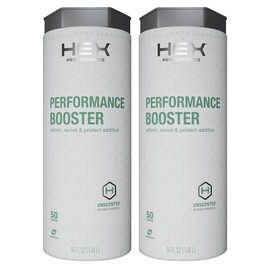 HEX Performance Fabric Booster, Unscented, 100 Load (Pack of 2) - Safe for Activewear, Made for Sensitive Skin, Eco-Friendly