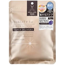 Quality 퀄리티 퍼스트 더마 레이저 슈퍼 VC 100 마스크팩 7개입, 1개입, 1개 Quality First Derma Laser Super VC 100 Mask Pack, 7 Pieces, 1 Piece, 1 Piece, 15개입 × 1개