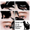 IDDFEVE 4 Pcs Eyeliner Stencils for Cat Eye Winged and