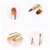 Healeved 3pcs Retractable Lipbrush Makeup Brushed Lip Brush Retractable Lipstick