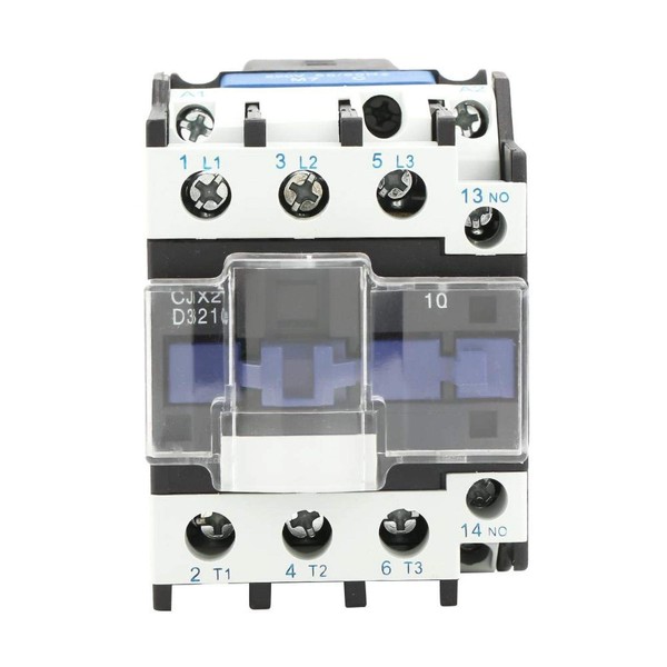 Akozon AC Contactor CJX2-3210 High Sensitive Industrial Electrical AC Contactor