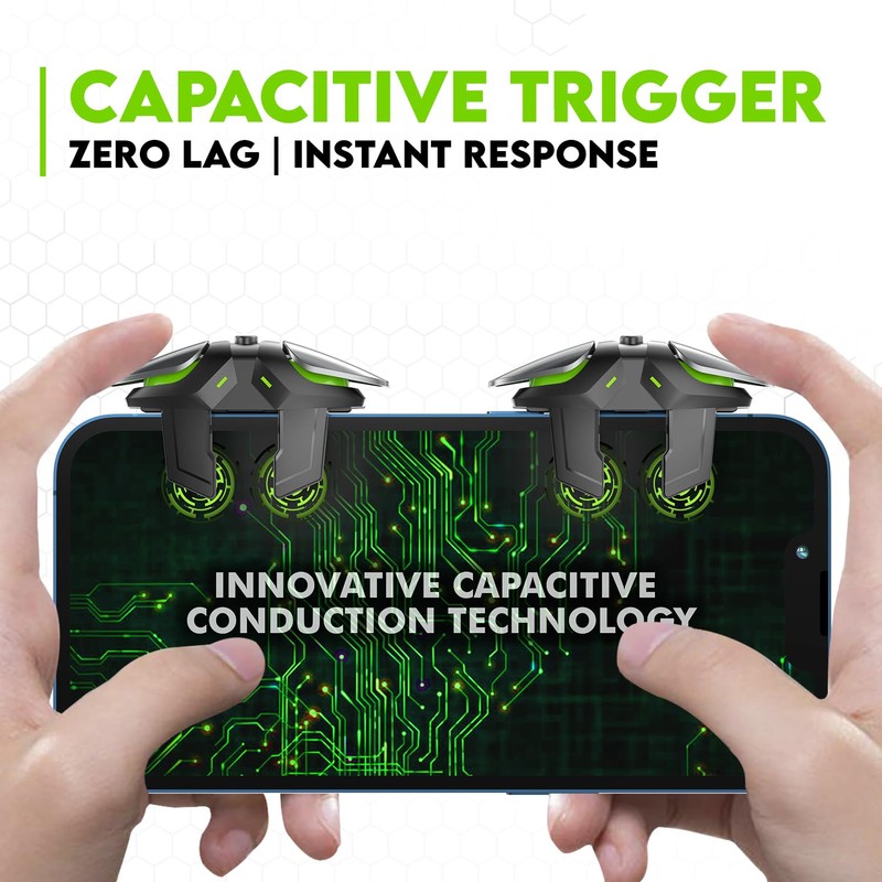 SpinBot BattleMods Argo 4 buttons Capacitive Gaming Trigger | 6