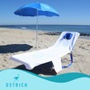 Ostrich Beach Lounge Chair, Folding & Reclining Outdoor Chaise Lounger,