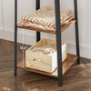 VASAGLE Coat Rack, Coat Stand with 3 Shelves, Hall Tree