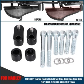 Unbranded 3/4'' Driver Floorboard Spacer Extension Kit For Harley Electra Glide Road King