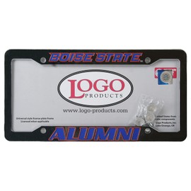 Logo Products Boise State Broncos Alumni Chrome Plastic License Plate Frame