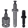 Yakamoz 3pc Drill Chuck Adapter - 3/8-24 UNF Mount Thread,