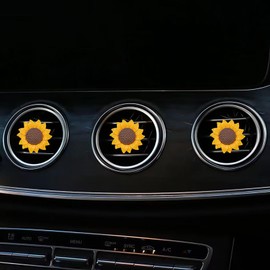 Sunflower Air Freshener Vent Clip,Vehicle Vent Air Freshener Clips | Decorative Car Air Freshener Vent Clips, Long Lasting Air Freshener for Car