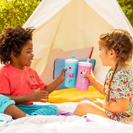 Munchkin Munchkin 9oz Twisty Bite Proof Sippy Cup (Animals)- Blue