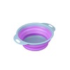 PurpleChef 10 PCS Collapsible Kitchen Silicone Over the sink Strainer,