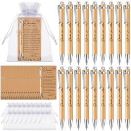 Nezyo 18 Sets Thank You Gift for Colleagues Included Thank You Paper Bookmark Ballpoint Pen Thank You for Everything Organza Bag and Jute Rope Farewell Gift for Colleagues Employees Farewell