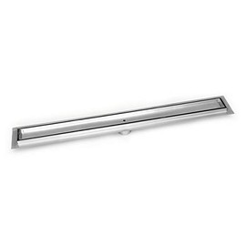 Royal Linear Shower Drain Stainless Steel Tile Insert By Serene Steam 16