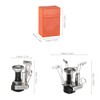 Mini Backpacking Canister Stove Burners Camping Outdoor Cooking Foldable Hiking