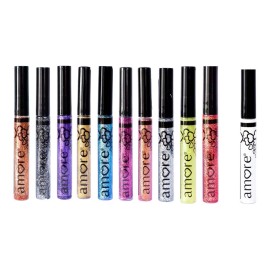 Amore Delineador De Ojos Liquido Amore 10 Piezas + 1 De Regalo