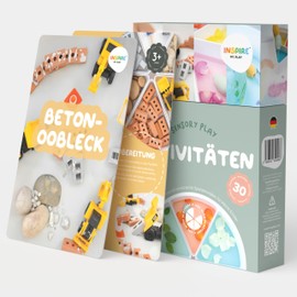 Inspire My PLAY - 30 x Sensory Play Activity Cards - Inspiration for Creative Play Activities - Sensory Cards for Toddler Learning