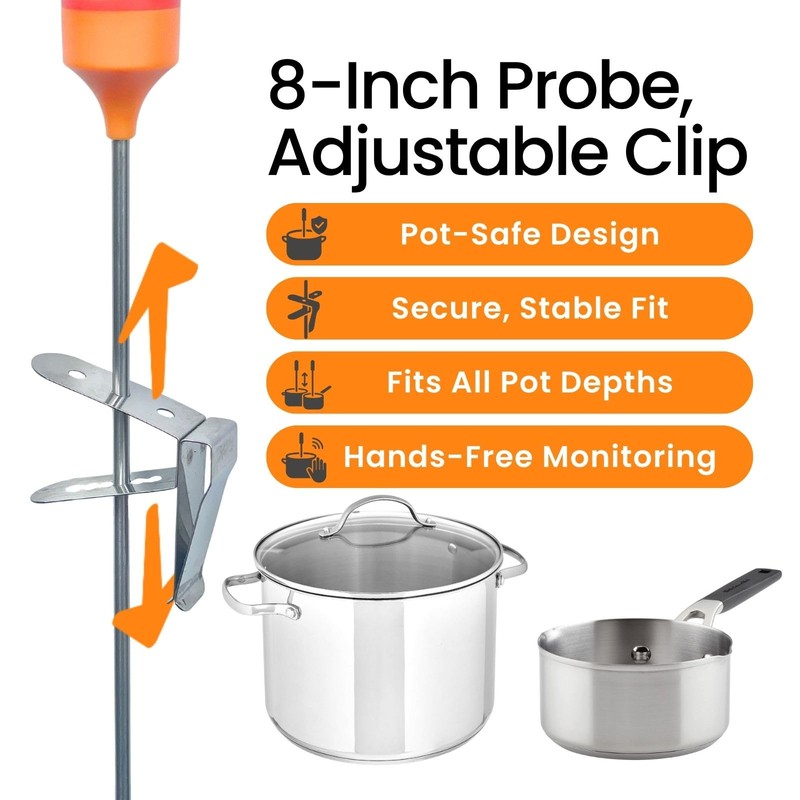 CILICO Candy & Meat Thermometer with Type-C Rechargeable Digital Instant