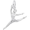 Sterling Silver Ballet Dancer Charm