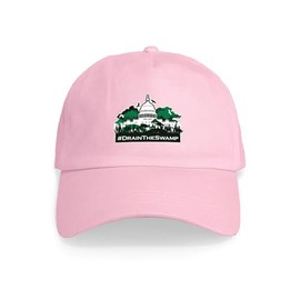 CafePress Trump Drain The Swamp Cap Unique Adjustable Baseball Hat Pink