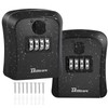 2 Pack Key Lock Box, Waterproof 4 Digits Combination Lockbox