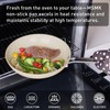 MsMk Ceramic Nonstick 8-inch, 9.5-inch and 11-inch Frying Pan Set,