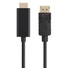 Large DisplayPort to HDMI HD Audio Video Adapter Cable Cord