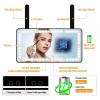 Hirger Espejo Touch Recargable Para Visera De Coche Con Led