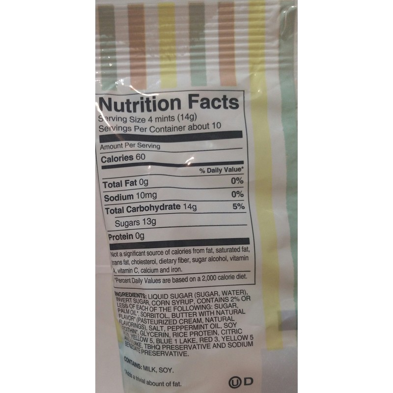 Coastal Bay Refreshing Peppermint Pastel Dinner Mints, 5 Ounce (3