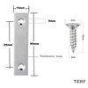 TERF® 10 Pcs Zinc Plated Solid Steel 50mm X 15mm