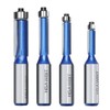 hsawbit Router Bit Set, 4pcs Flush Trim Router Bits 1/2"