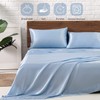 MR&HM Satin Bed Sheets, King Size Sheets Set, 4 Pcs