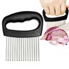 Furneet Extra-Large Onion Holder for Slicing, Onion Cutter Vegetable Chopper,