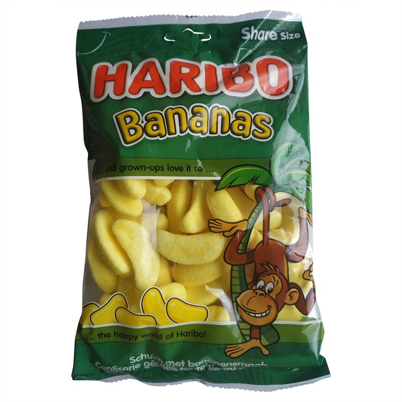 Haribo Bananas | Banana Candy | Crunchy Banana Candy with