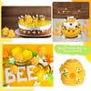 24 Pcs Beeswax Beehive Candle Set Includes 4 Pcs Honeycomb