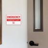 Classic Framed Plus Emergency Contact List Door or Wall Sign