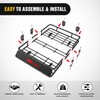 Nilight 43" x 39" x 6" Universal Roof Rack Cargo