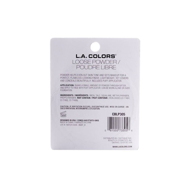 Polvo suelto LA colors Beige 20g