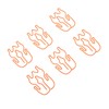100pcs Paper Clips Cute Duck Shaped Decorative Metal Paperclips with