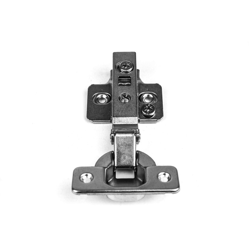 Berta 4-Pack Frameless Soft-Close Cabinet Hinges, 3D Adjustable Clip-On with